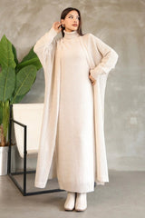 Trendyol Turtleneck Long Sleeve Ankle Length Solid Color B3B - PINK SHOP EG