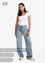 Wide Leg Front Pocket D5B - PINK SHOP EG