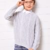 SHEIN Boys Cable Knit Sweater