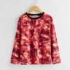 SHEIN Boys Contrast Neck Tie Dye Tee