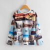 SHEIN Boys Picture Print Tee
