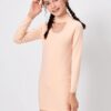 SHEIN Girls Keyhole Neck Sweater Dress