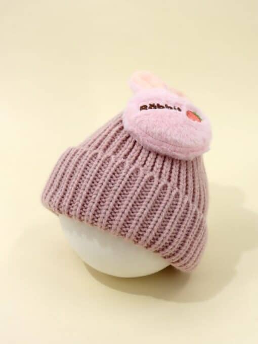 Shein Toddler Kids Ear Design Beanie - Image 3