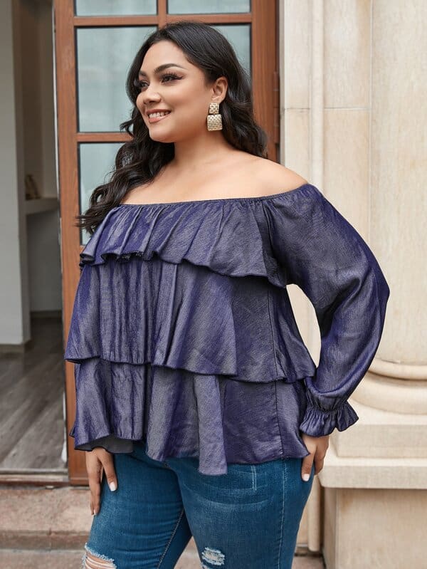 Shein plus tops hotsell