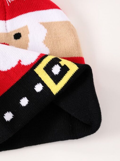 Shein Toddler Kids Christmas Pattern Beanie - Image 4