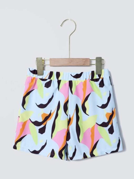 SHEIN Boys Allover Graphic Swim Shorts