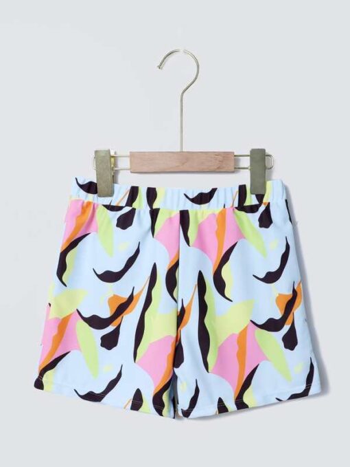 SHEIN Boys Allover Graphic Swim Shorts