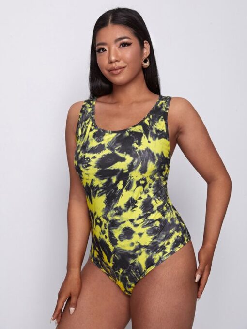 Shein Plus Graphic Print Tank Bodysuit - Image 3