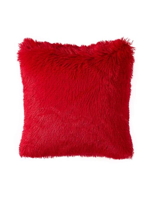 Shein Plain Plush Cushion Cover Without Filler