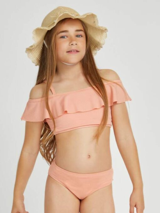 SHEIN Girls Ruffle Bikini Swimsuit - Image 3