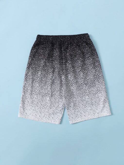 SHEIN Boys Graphic Print Ombre Shorts - Image 2