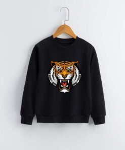SHEIN Boys Tiger Print Sweatshirt