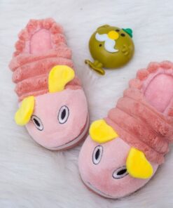 Bee fluffy slippers