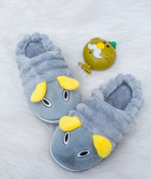 Bee fluffy slippers