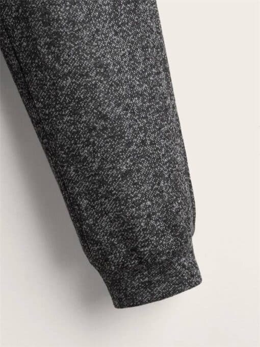 SHEIN Boys Letter Tape Marled Knit Sweatpants - Image 3