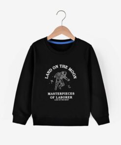 Shein Boys Slogan & Spaceman Print Sweatshirt