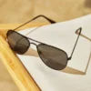 SHEIN Toddler Boys Metal Frame Fashion Glasses