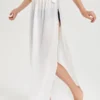 SHEIN Girls Plain Tie Side Cover Up