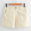 SHEIN Solid Straight Shorts