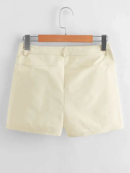 ROMWE Solid Cuffed Shorts - Image 2