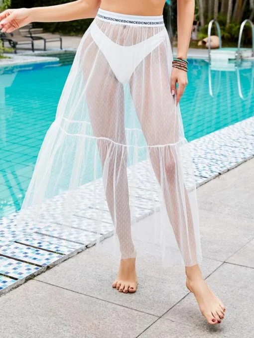 Mesh Sheer Cover Up