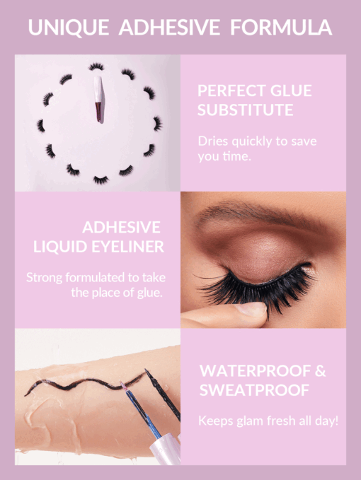 SHEGLAM All Eyes On You Eyelash Glue Liner-Transparent Color - Image 3