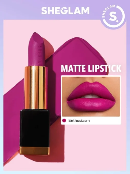 SHEGLAM Matte Allure Lipstick - Enthusiasm