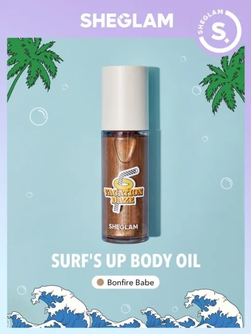 SHEGLAM Vacation Daze Surfs Up Body Oil Bonfire Babe