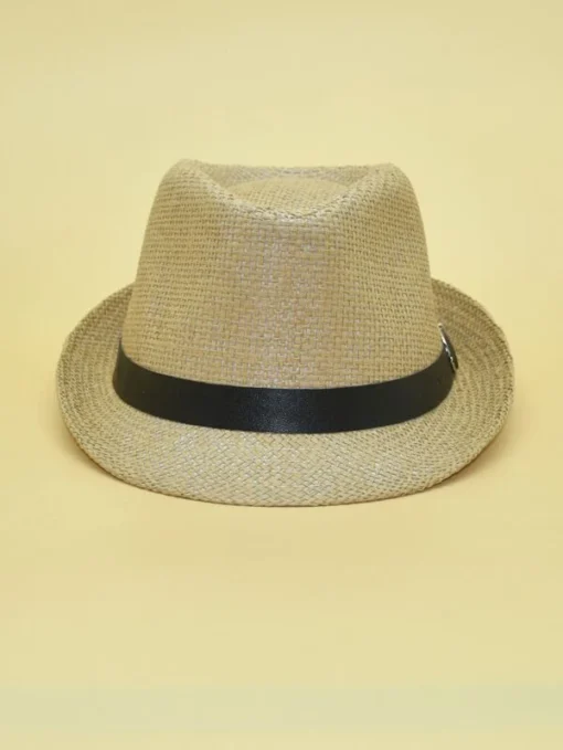 SHEIN Kids Belt Decor Straw Hat - Image 2