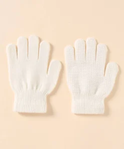 Shein Kids Solid Gloves