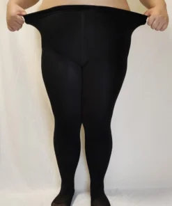 Shein Plus Size Solid Fleece Lined Tights