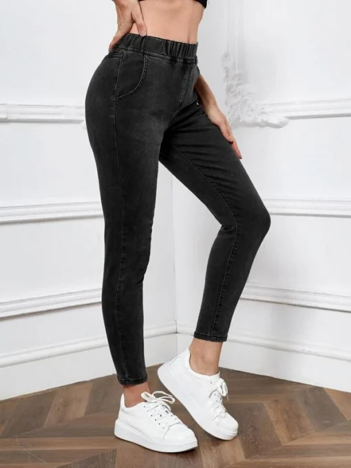 shein Solid Skinny Jeans