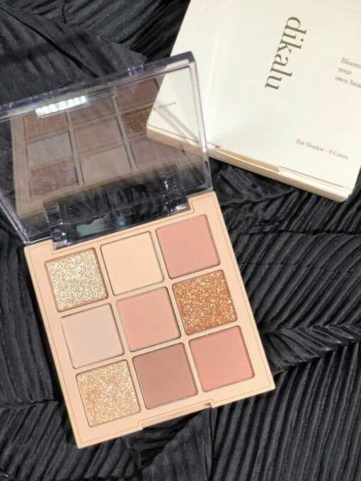 SHEIN 9-Color Eyeshadow Palette, Long-Wearing Matte & Shimmer Eye Shadow Makeup Product - Image 2
