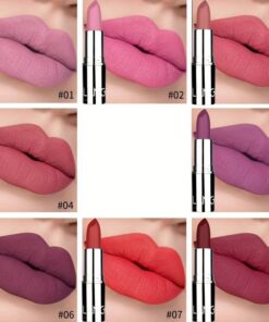 SHEIN Matte Long-lasting Velvet Lipstick, Easy To Apply Lipstick