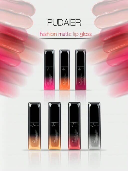 SHEIN #HOT PINK Matte Mist Liquid Lipstick,Long-Wearing Matte Lip Gloss Non-Stick Cup Non-Fading Liquid Lipstick Moisturizing Lip Glaze - Image 3