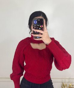Cut out sweater