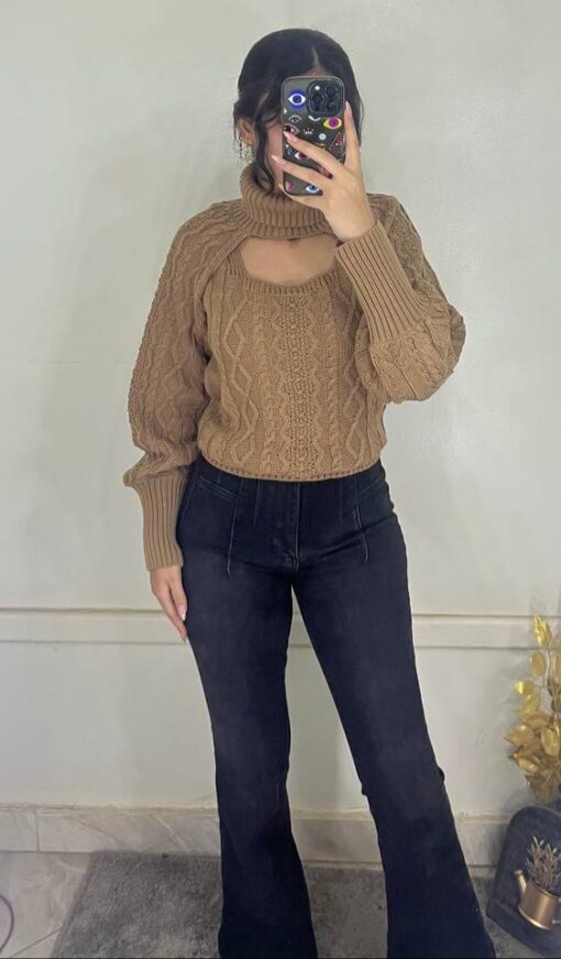 Cut out sweater