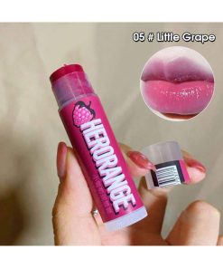 SHEIN Fruity flavored moisturizing lip balm, moisturizing and lightening lip lines, can be used as lipstick base, autumn and winter style