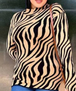 Casual Pullover - Zebra Beige