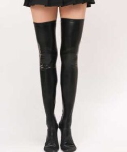 SHEIN Solid Over The Knee Socks