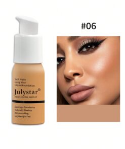 Oil-Controlling Liquid Foundation, 30Ml Long-Lasting Naturally Flawless Lightweight Non-Removal Feel Foundation