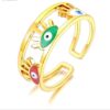 Eyes Ring stainless steel