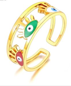 Eyes Ring stainless steel