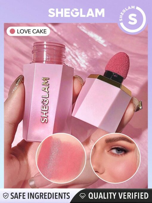 SHEGLAM Color Bloom Liquid Blush Matte Finish-Love Cake