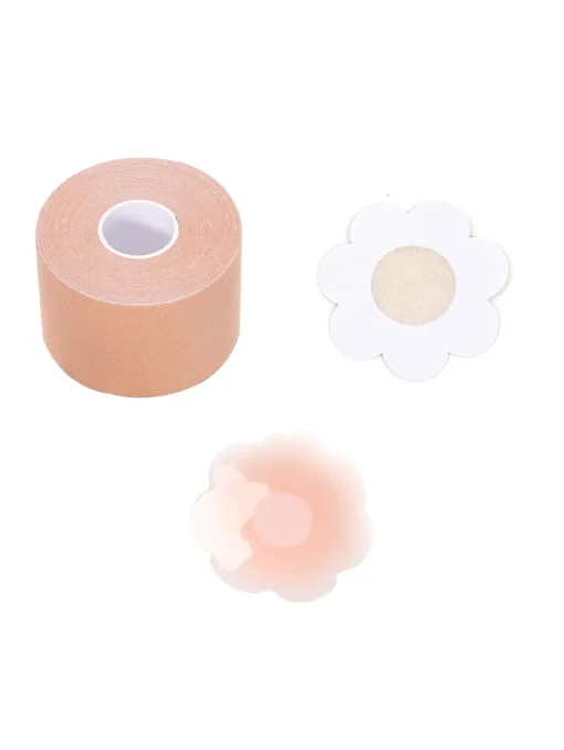 SHEIN 1pair Silicone Nipple Cover & 5pairs Nipple Cover & Lifting Boob Tape - Image 2