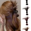 SHEIN Elegant Hair Bundle Clip Set For Women, Suitable For Dressing