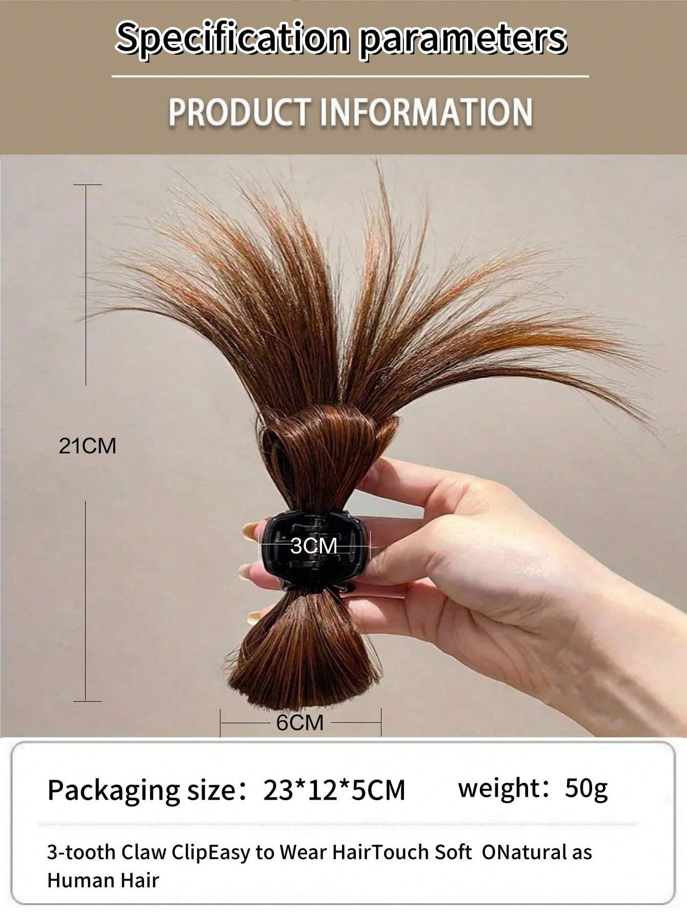 SHEIN Elegant Hair Bundle Clip Set For Women, Suitable For Dressing - Image 3