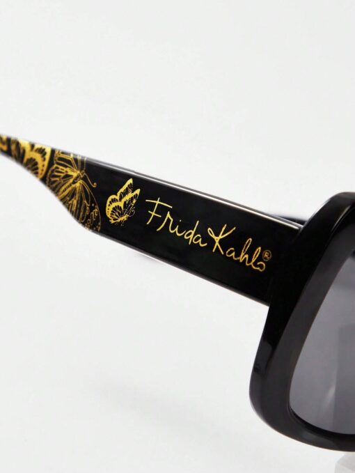 SHEIN Frida Kahlo X SHEIN Transparent Fashion Glasses With Storage Bag - Image 4