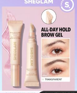 SHEGLAM Brow Breakdown Brow Gel Natural Eyebrow Gel Long-Lasting Non-Greasy Eyebrow Shaping Eyebrow Soap Eyebrow Brush