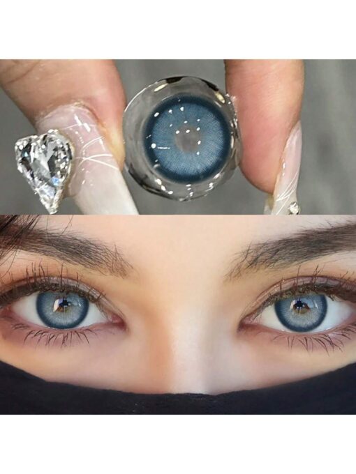 SHEIN 1 Pair Natural Colored Contact Lens for Eye Beauty Makeup Cosmetic Contact Lenses Yearly Disposable - Image 2